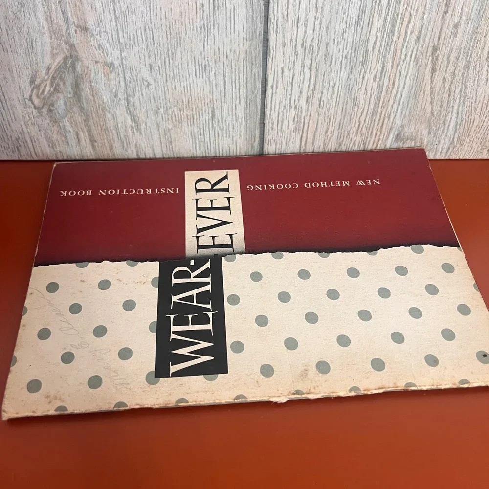 Vtg 1946 Wear-Ever New Method Cooking Instruction Book Aluminum Recipes 9th Ed
